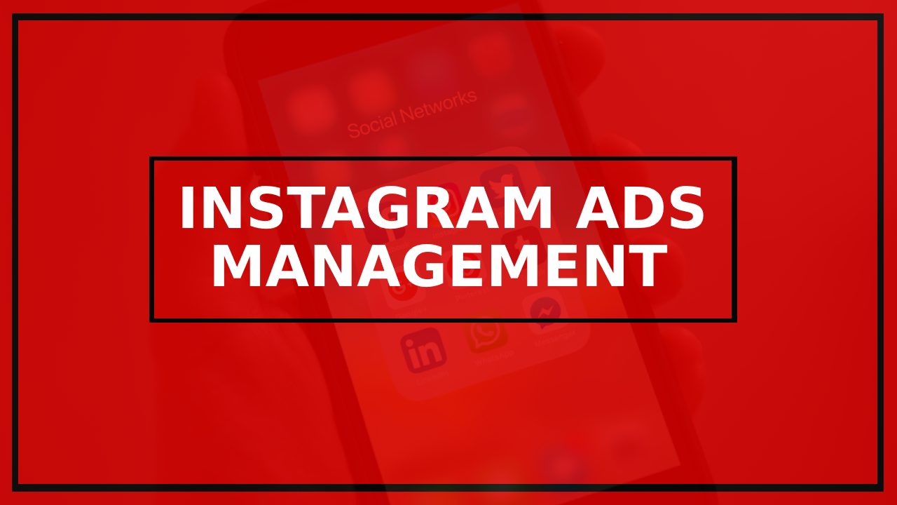 Instagram Advertising management service